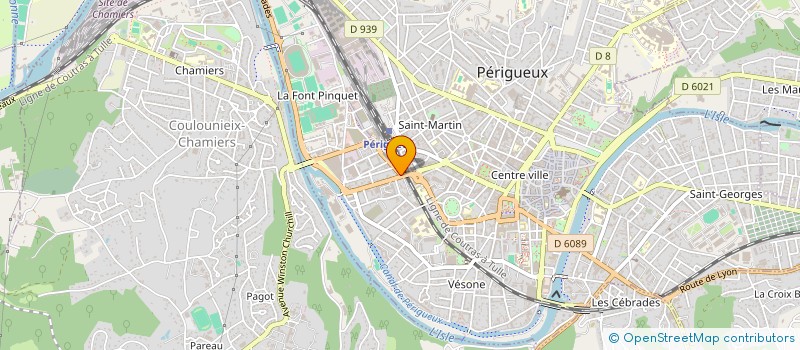 localisation de l'entreprise PRODUITS ORIENTAUX à PERIGUEUX