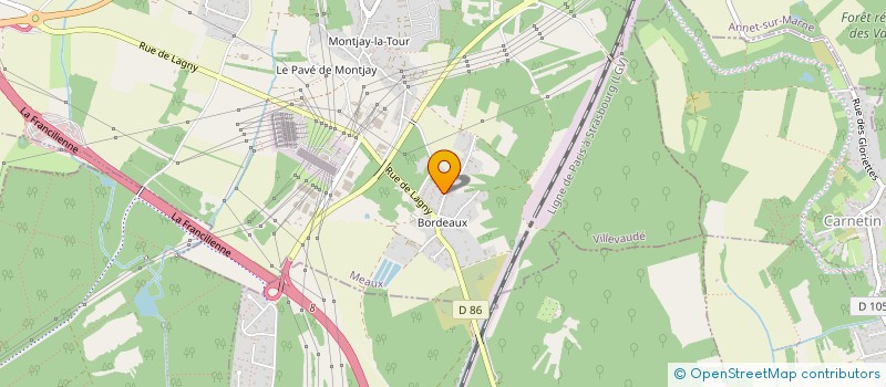 localisation de l'entreprise PRODUITS PAPIERS GRAPHIQUES à VILLEVAUDE