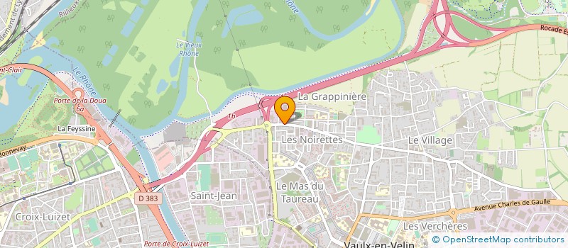 localisation de l'entreprise PRODUITS SERVICES à VAULX-EN-VELIN