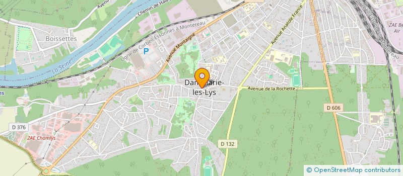 localisation de l'entreprise PRODUITS SERVICES à DAMMARIE-LES-LYS