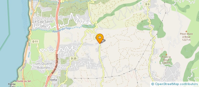 localisation de l'entreprise PRODUITS TRADITIONS  SAINT-LEU