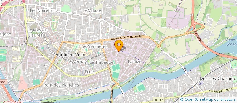 localisation de l'entreprise PRODUKSCENE à VAULX-EN-VELIN