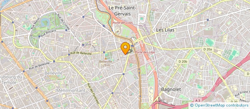 localisation de l'entreprise PRODULOGIS  PARIS