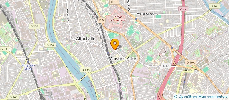 localisation de l'entreprise PRODUMAT à MAISONS-ALFORT