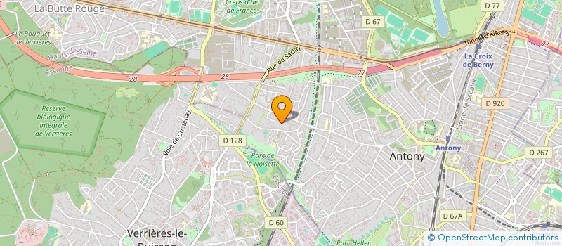 localisation de l'entreprise PRODUP-CONSULTING à ANTONY