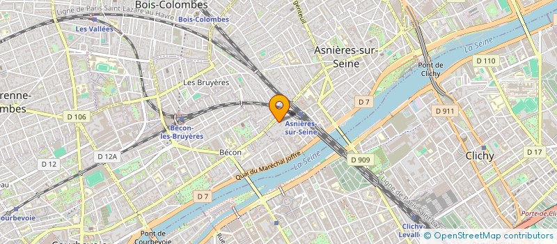 localisation de l'entreprise PRODUSINAL à ASNIERES-SUR-SEINE