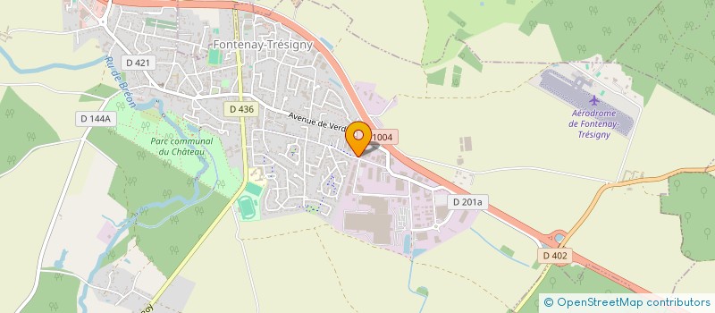 localisation de l'entreprise PRODUXTYL DIFFUSION à FONTENAY-TRESIGNY