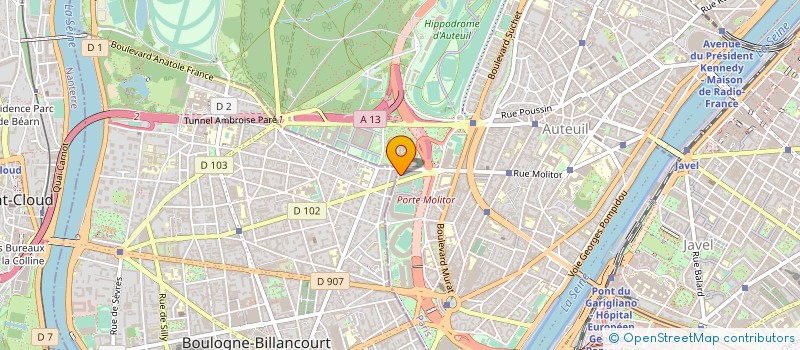 localisation de l'entreprise PRODWB à PARIS