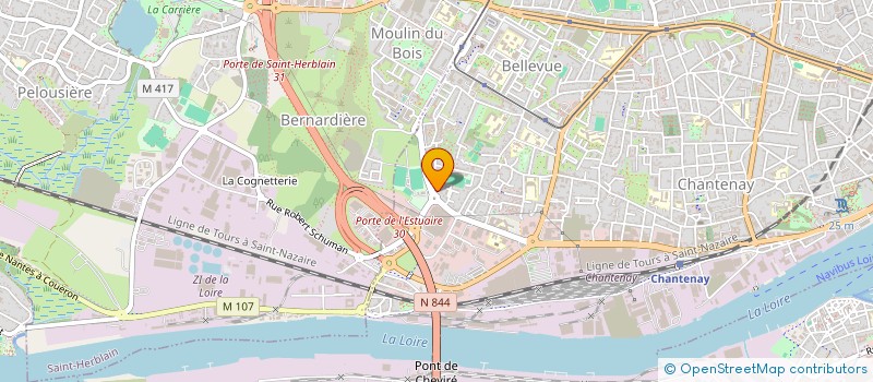 localisation de l'entreprise PRODYNE SARL à NANTES