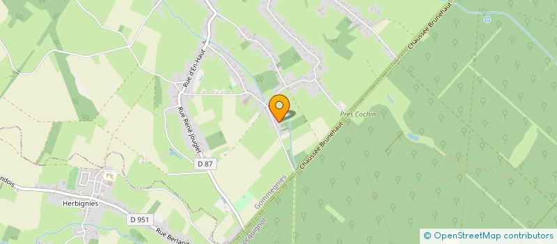 localisation de l'entreprise PRODYS  GOMMEGNIES