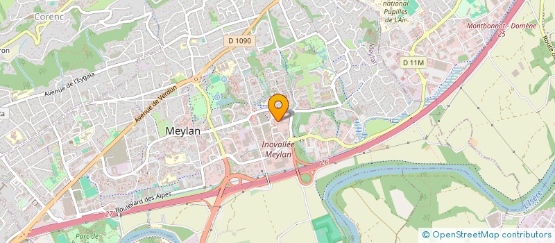 localisation de l'entreprise PRODYS EQUIPEMENT à MEYLAN