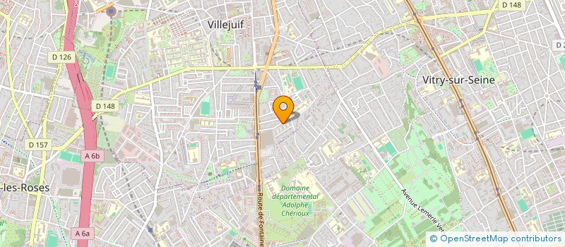 localisation de l'entreprise PROELEC  VILLEJUIF