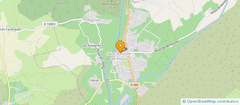 localisation de l'entreprise PROELEC FRANCE  SAINT-BAUZILLE-DE-PUTOIS