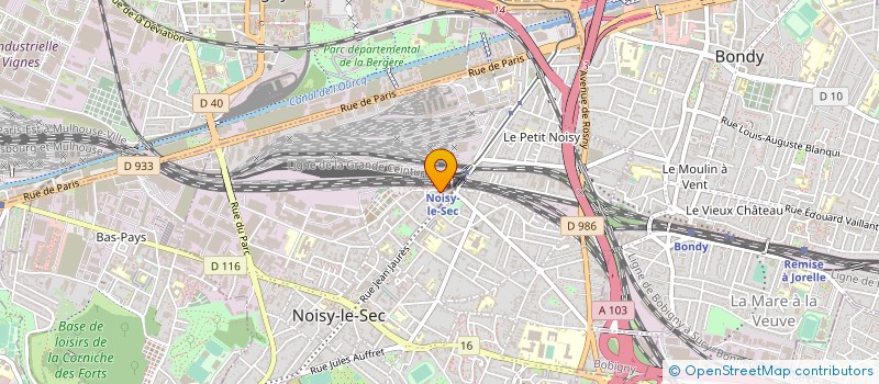 localisation de l'entreprise PROELEC IDF à SAINT-DENIS
