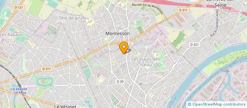 localisation de l'entreprise PROELECT  SAINT-MORILLON