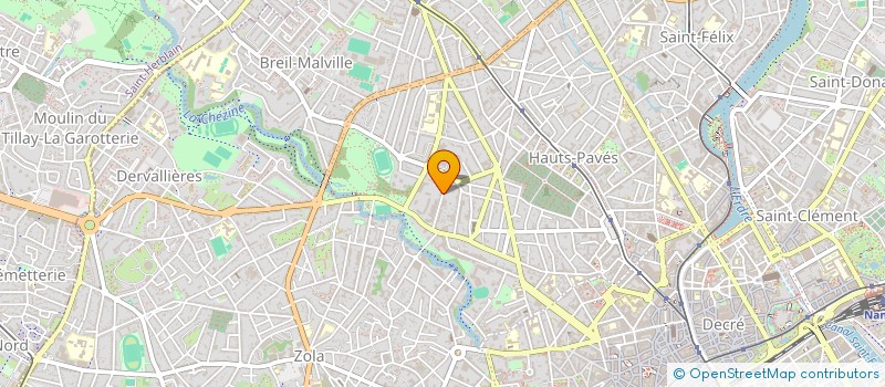 localisation de l'entreprise PROELIA à NANTES