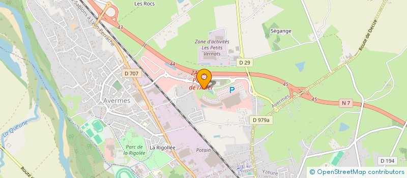 localisation de l'entreprise PROELIS COIFF à AVERMES