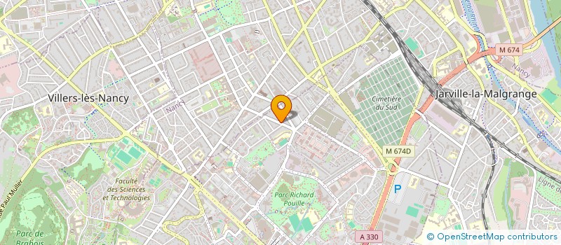 localisation de l'entreprise PROENDO  VANDUVRE-LES-NANCY