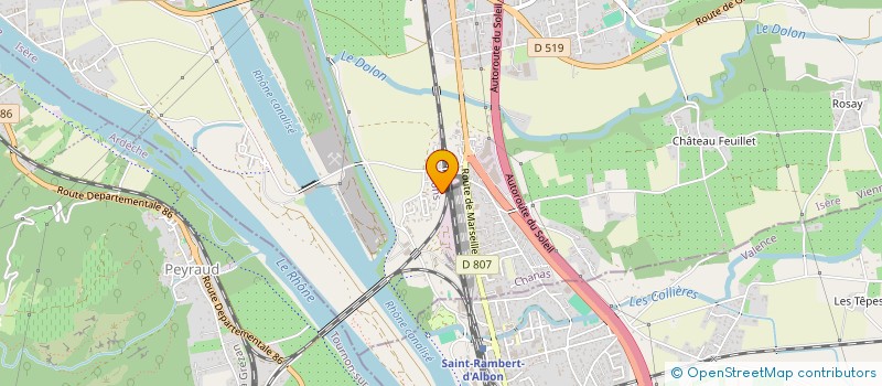 localisation de l'entreprise PROESPORT  CLONAS-SUR-VAREZE