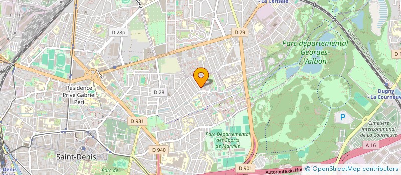 localisation de l'entreprise PROETIQ à SAINT-DENIS