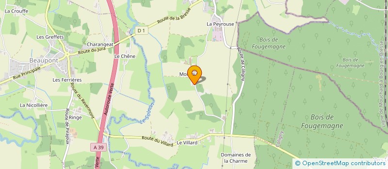 localisation de l'entreprise PROF A 4 PATTES  DOMSURE