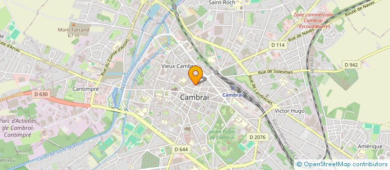 localisation de l'entreprise PROF-HOME à CAMBRAI