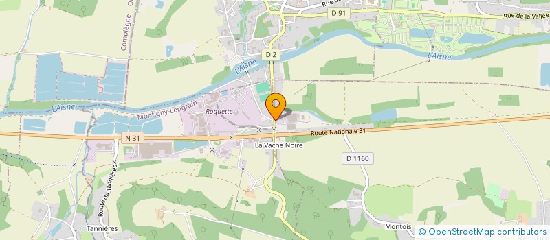 localisation de l'entreprise PROFAB à RESSONS-LE-LONG