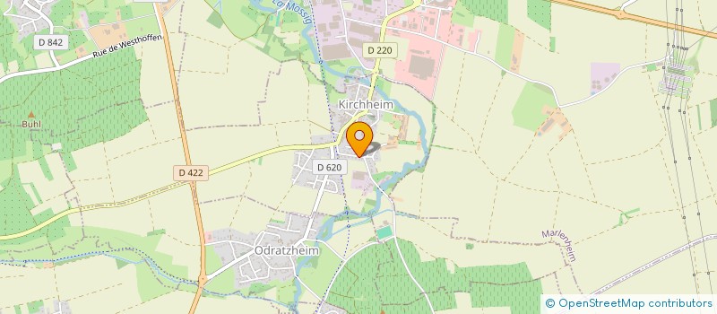localisation de l'entreprise PROFABAT à KIRCHHEIM