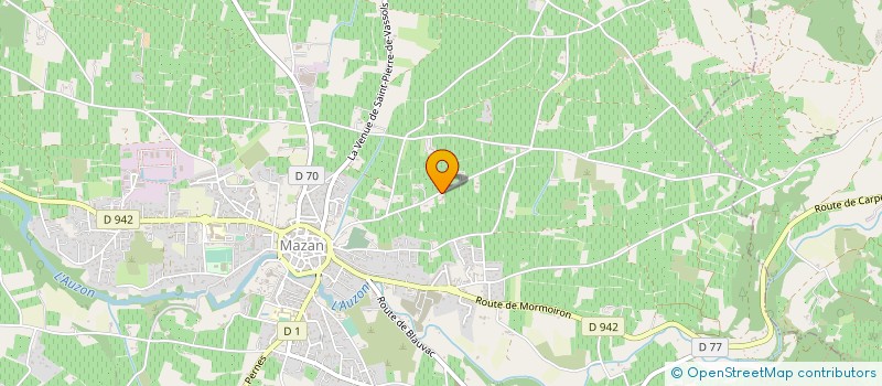 localisation de l'entreprise PROFACADE  MAZAN