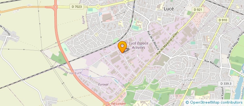 localisation de l'entreprise PROFALE à LUCE