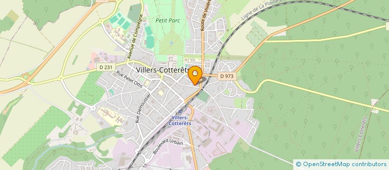 localisation de l'entreprise PROFALIA à VILLERS-COTTERETS