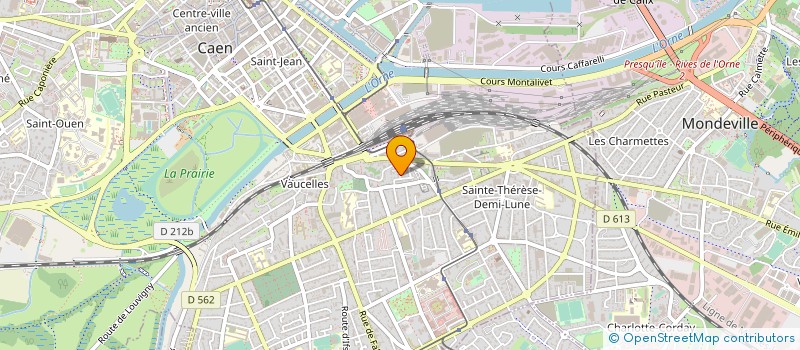 localisation de l'entreprise PROFAND FRANCE à CAEN