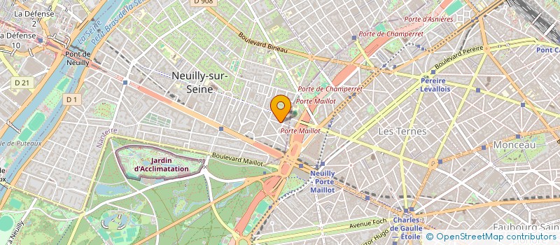 localisation de l'entreprise PROFAT COURTAGE à NEUILLY-SUR-SEINE