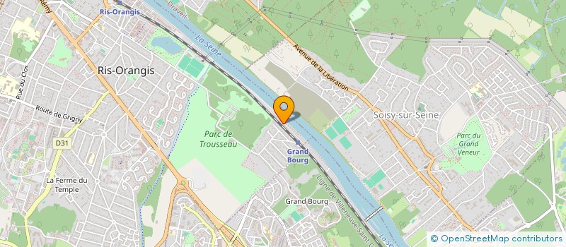 localisation de l'entreprise PROFDIRECT  RIS-ORANGIS