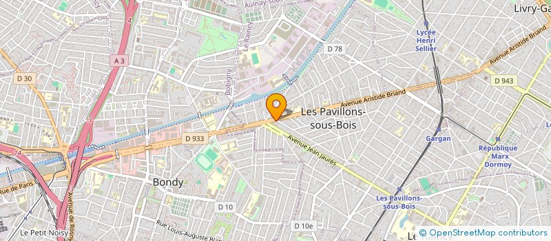 localisation de l'entreprise PROFELIC à LES PAVILLONS-SOUS-BOIS
