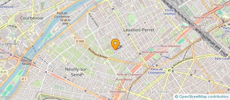 localisation de l'entreprise PROFEMEUBLE PORTMANN à LEVALLOIS-PERRET