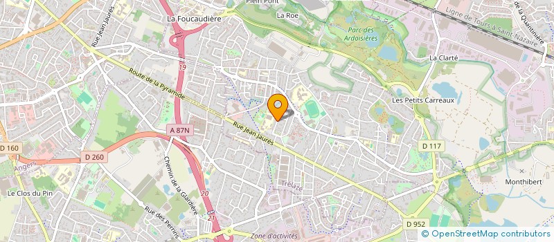 localisation de l'entreprise PROFERO INVEST  TRELAZE