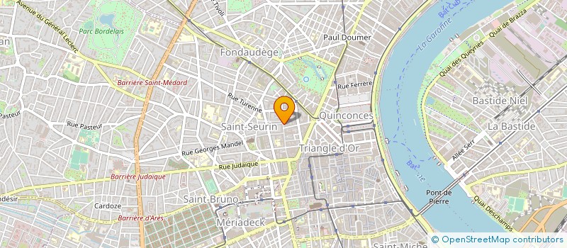 localisation de l'entreprise PROFESS INFORMAT CONSEIL à BORDEAUX