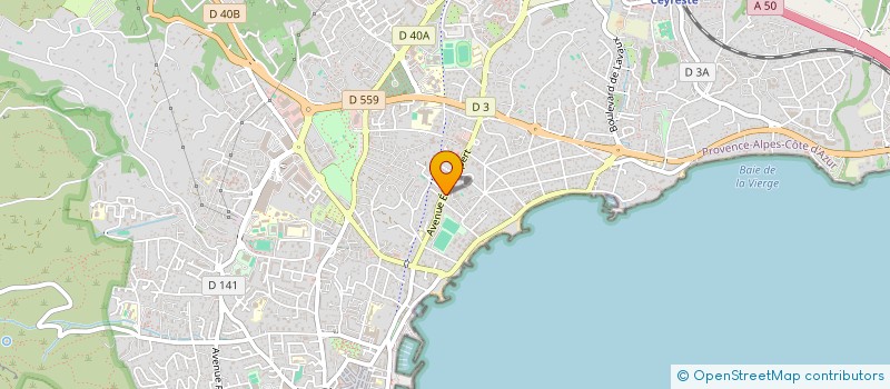 localisation de l'entreprise PROFESSEUR INTERNET  LA CIOTAT