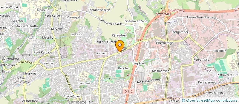 localisation de l'entreprise PROFESSEUR PHONG DAM HIEU NEUROCHIRURGIEN à BREST