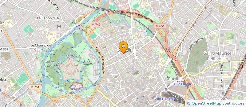 localisation de l'entreprise PROFESSEURS D'ACCORDEON DES HAUTS-DE-FRANCE à LILLE