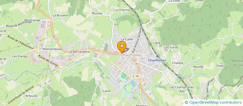 localisation de l'entreprise PROFESSIO IMMO  CHAUFFAILLES