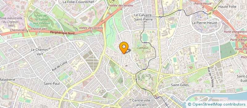 localisation de l'entreprise PROFESSION FORMATEUR à CAEN