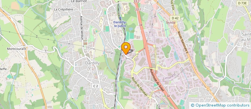 localisation de l'entreprise PROFESSION MENUISIER  DARDILLY