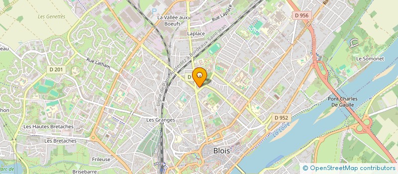 localisation de l'entreprise PROFESSION SPORT 41  BLOIS
