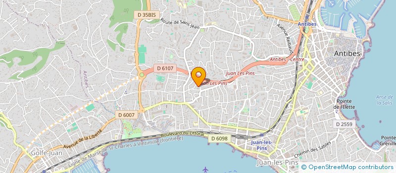 localisation de l'entreprise PROFESSIONAL COMPUTER SYSTEMS à ANTIBES