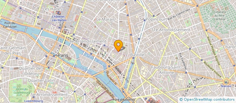 localisation de l'entreprise PROFESSIONAL PRIME à PARIS