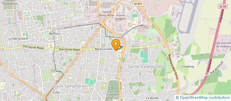 localisation de l'entreprise PROFESSIONNEL DU PATRIMOINE  TOURS