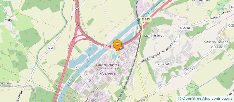 localisation de l'entreprise PROFESSIONNELS ASSOCIES DE LA MONTAGNE à PORTE-DE-SAVOIE