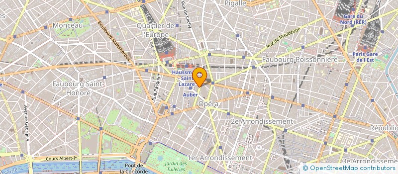 localisation de l'entreprise PROFESSIONNELS DE L'EMPLOI EN PORTAGE SALARIAL  PARIS